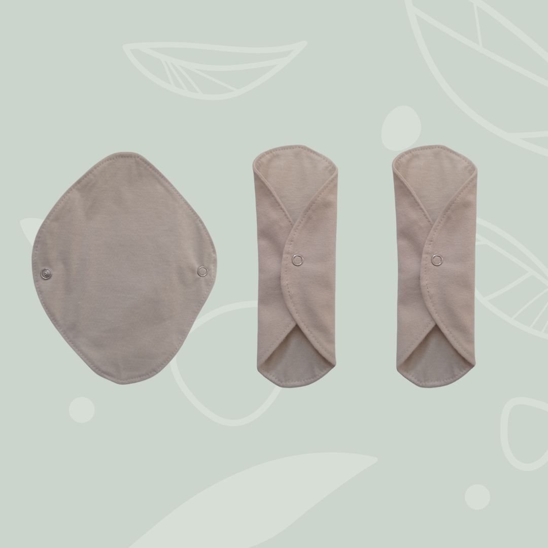 PRE ORDER Wasbare inlegkruisjes beige on beige cotton