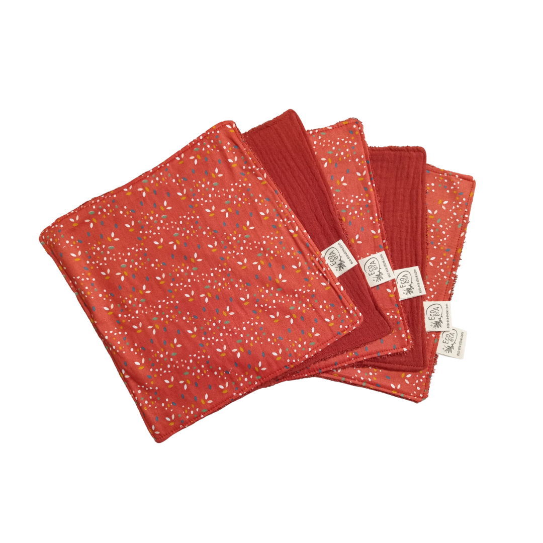 Eco Era wipes -Leaves rust - rust