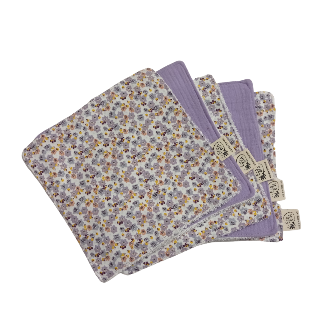 Toallitas Eco Era - Flor lila - lila