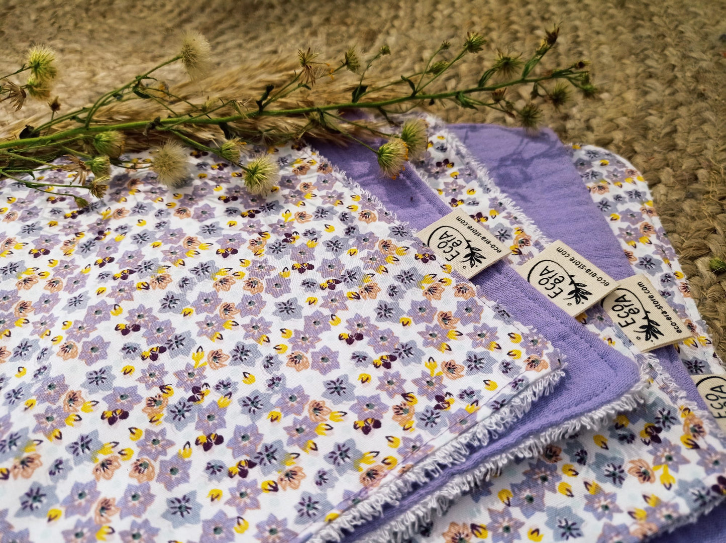 Toallitas Eco Era - Flor lila - lila