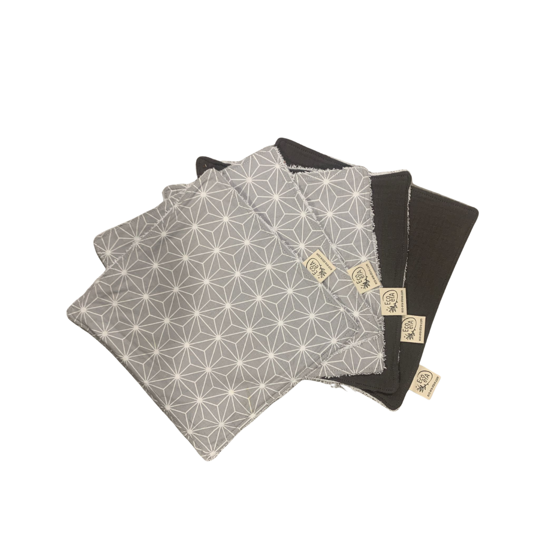 Toallitas Eco Era - Líneas gris - antracita