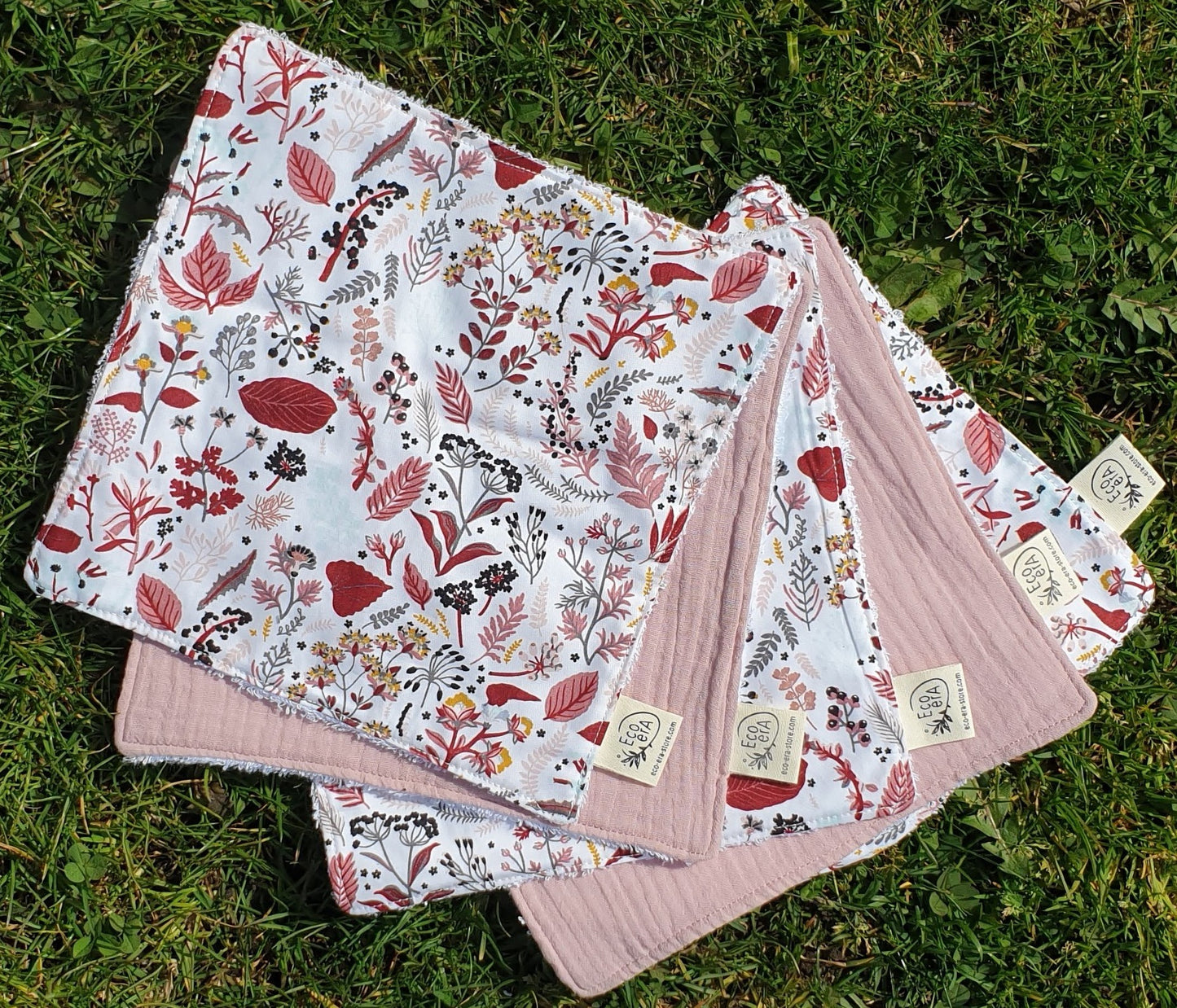 Eco Era wipes - Wild flower - pink