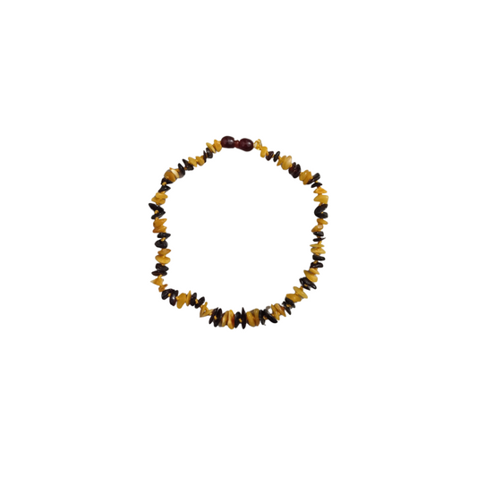 Amber necklace baby light and dark