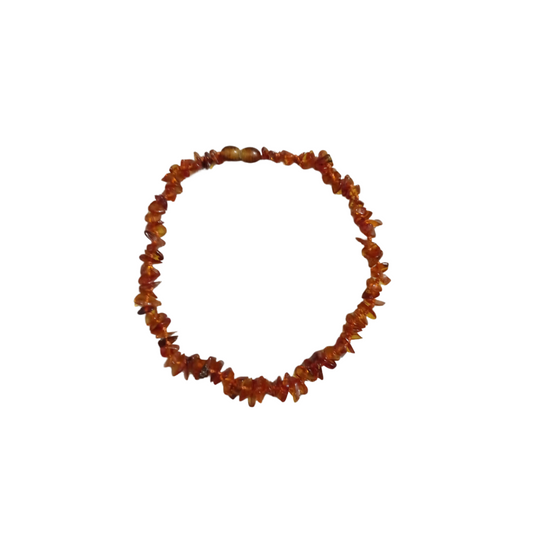 Amber necklace baby congac