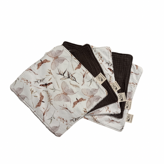 Eco Era wipes - Butterfly anthracite